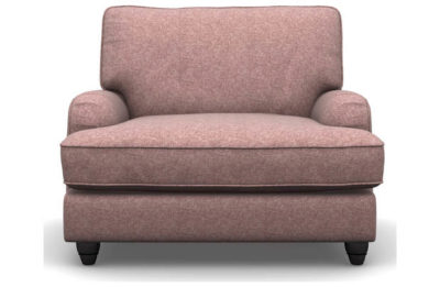 Heart of House Adeline Tweed Fabric Chair - Pink